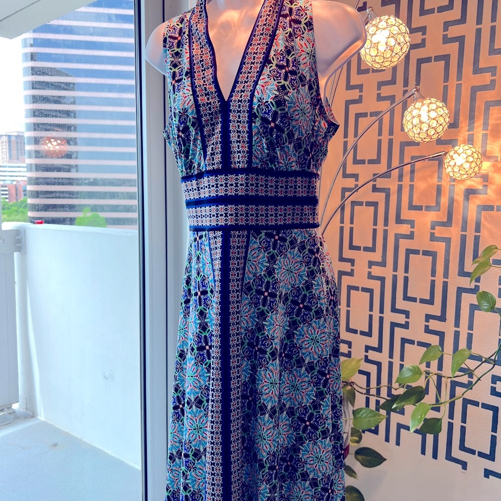 Multicolor midi dress